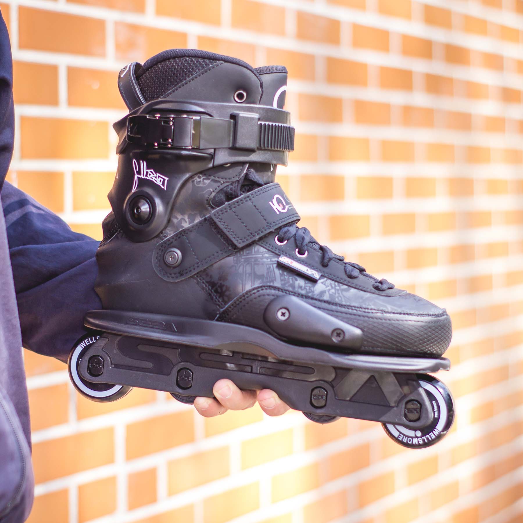 Patins Profissional para Patinação Street modelo Seba CJ 2 Black